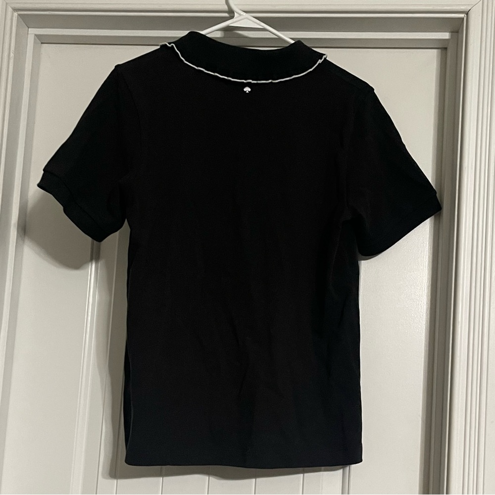 Kate Spade Ruffle Logo Polo ♠️ - Picture 4 of 9